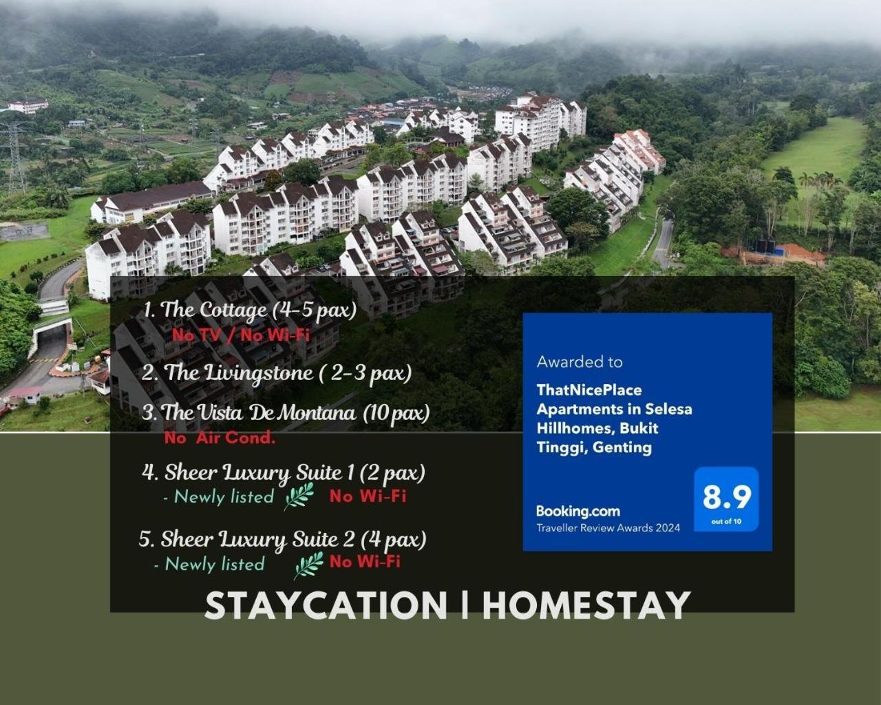 Thatniceplace Apartments In Selesa Hillhomes, Bukit Tinggi, Genting بينتونغ المظهر الخارجي الصورة